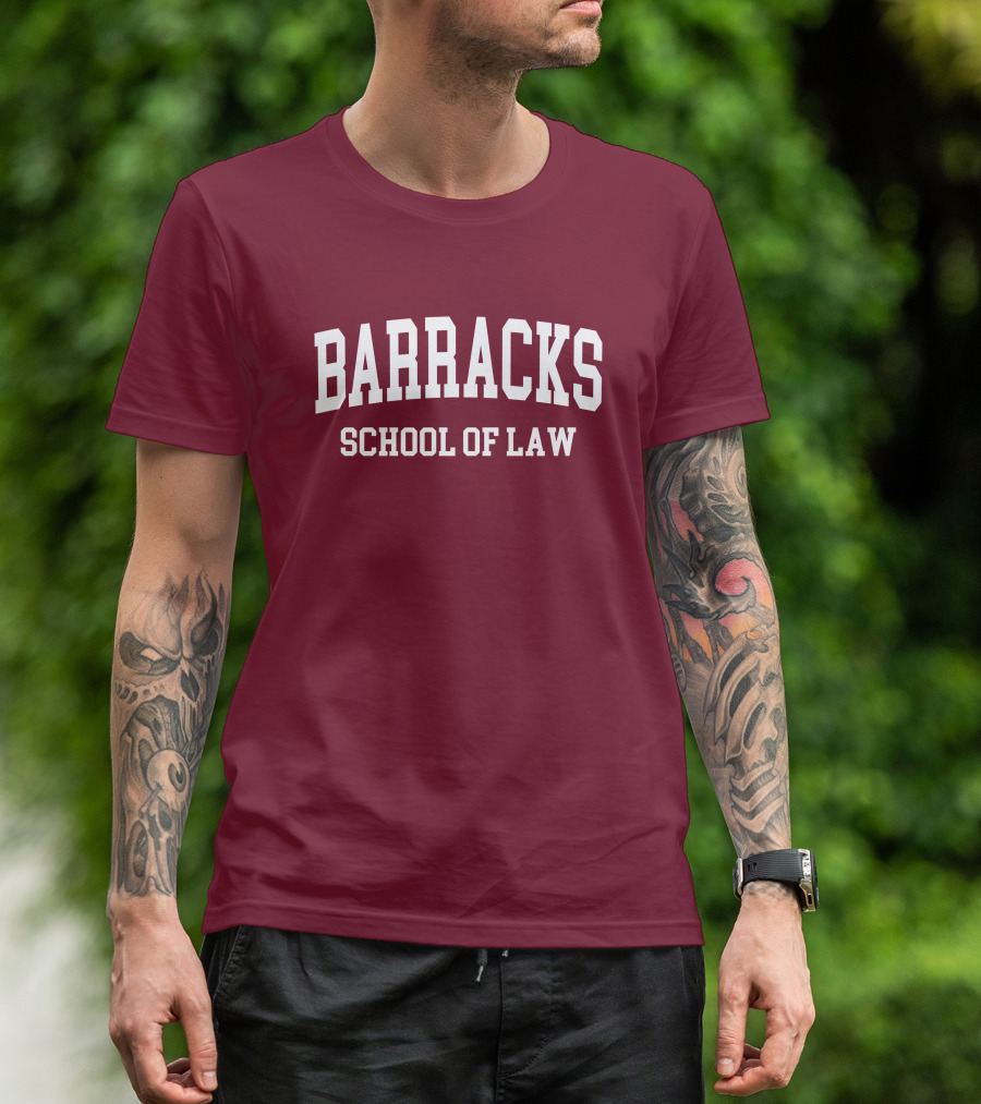Barracks School Of Law T Glaxton KayakWolf T-Shirt