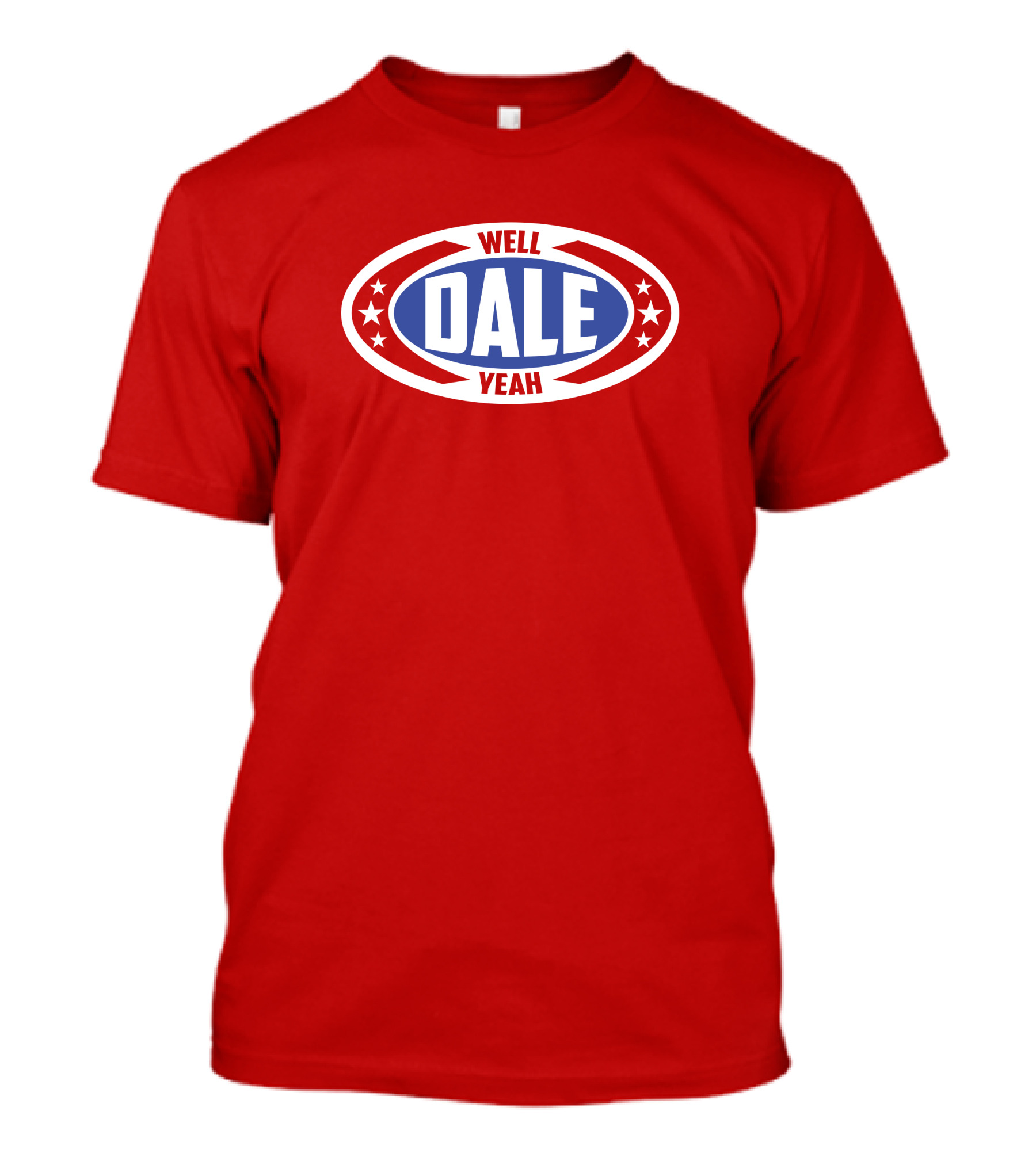 Dale Brisbys Rodeo Time Well Dale Yeah Stars Badge T-Shirt