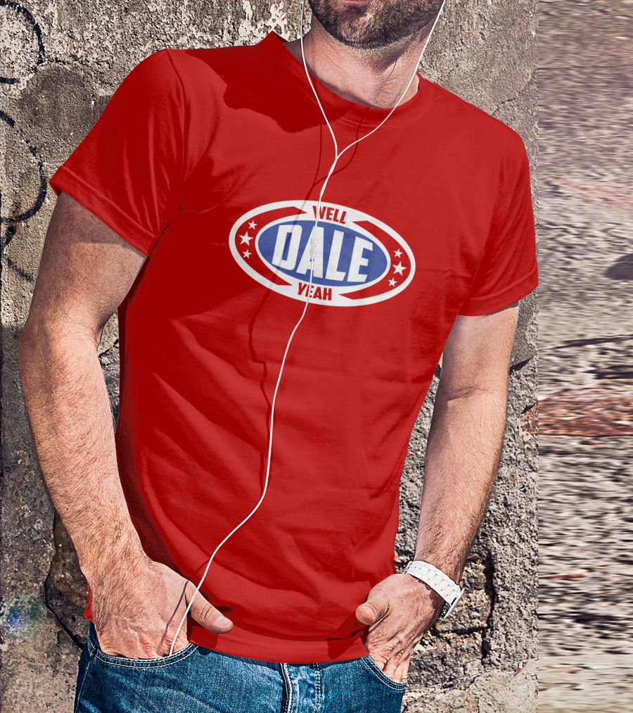 Dale Brisbys Rodeo Time Well Dale Yeah Stars Badge T-Shirt