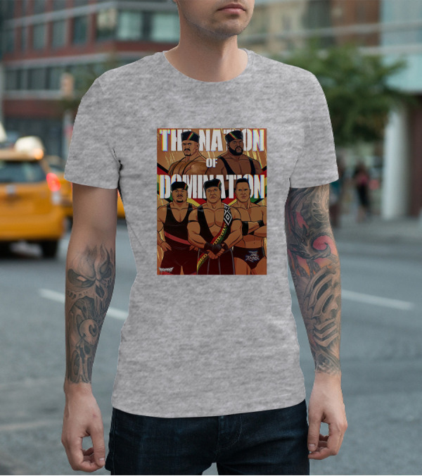 The Nation Of Domination The Rock Nolanium Art Drawing T-Shirt