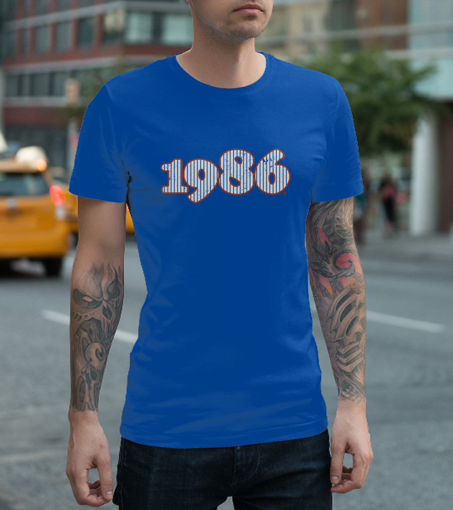 BreakingT New York Mets 1986 Lindor Game T-Shirt