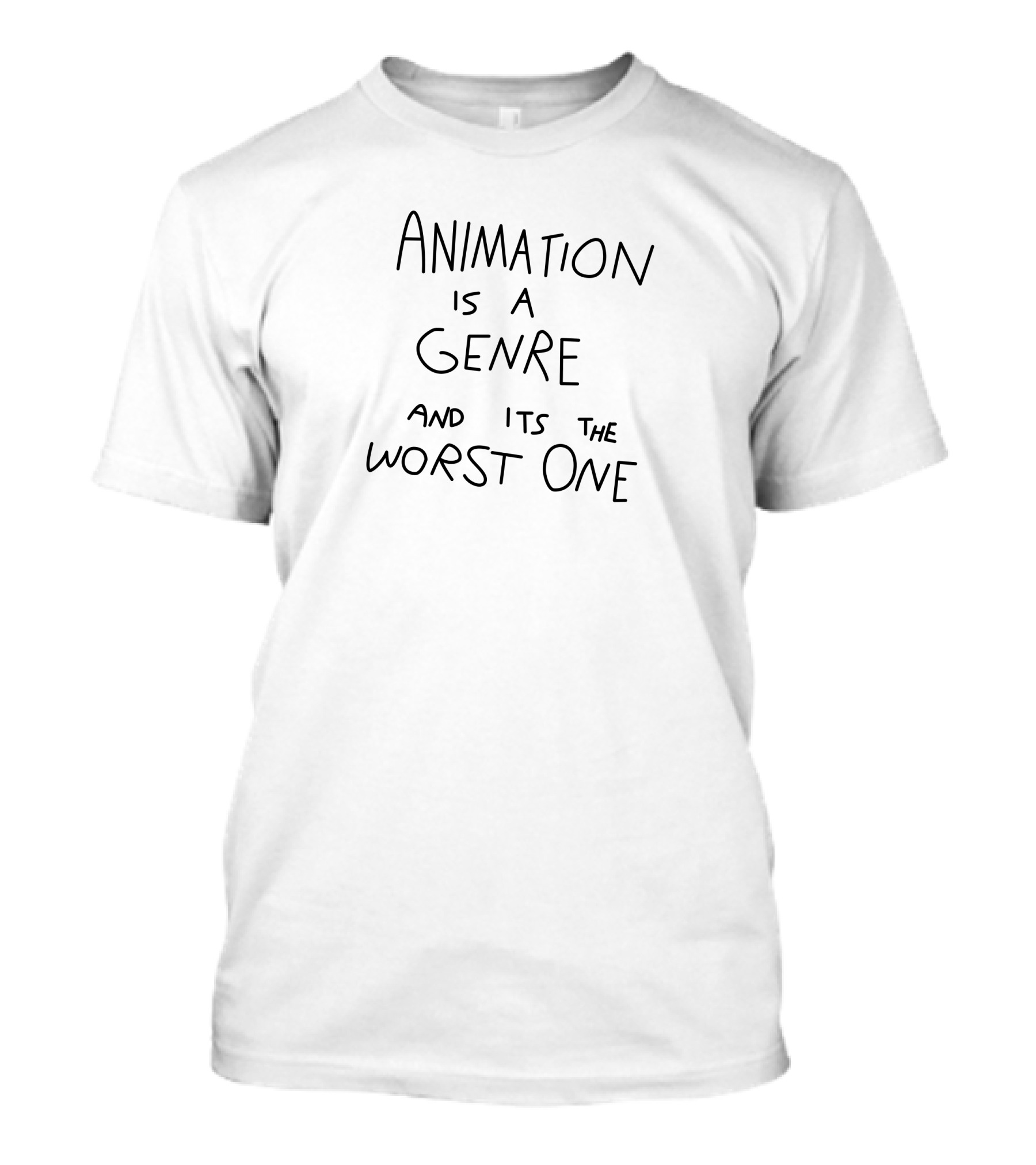 Jonni Phillips Store Animation Is A Genre And Its The Worst One T-Shirt