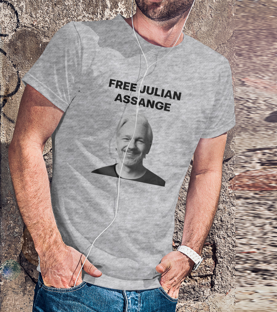 Free Julian Assange WikiLeaks Shop T-Shirt