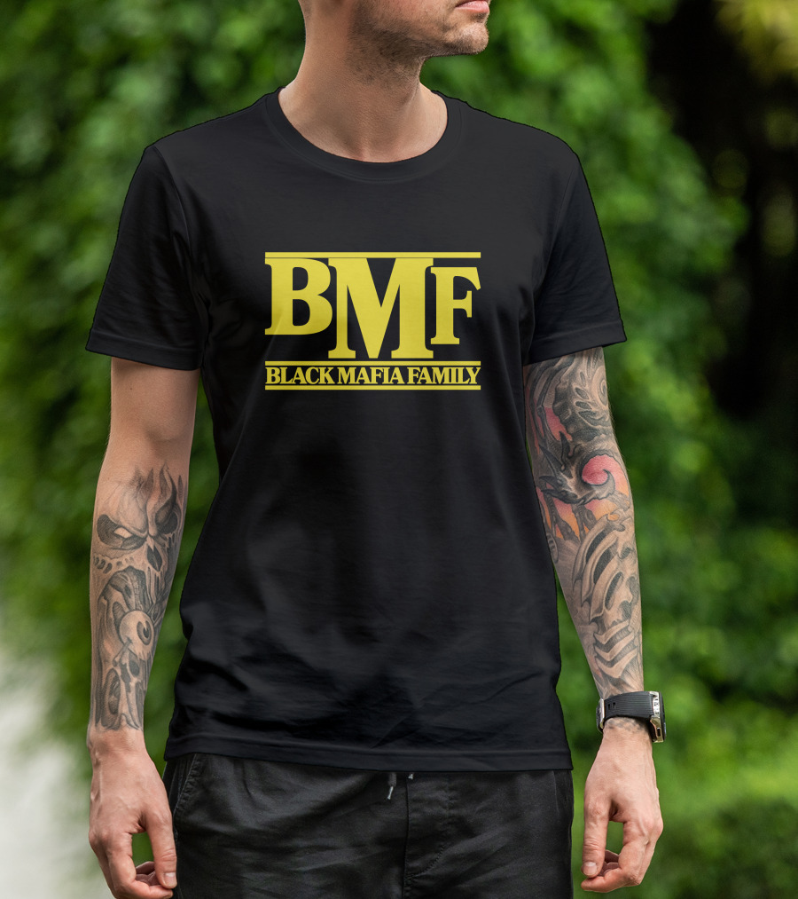 BMF Black Mafia Family 50cent Logo Merchandise T-Shirt