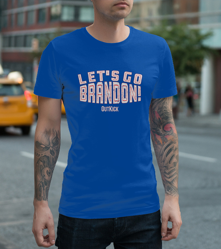 Outkick Let's Go Brandon Lay Travis T-Shirt