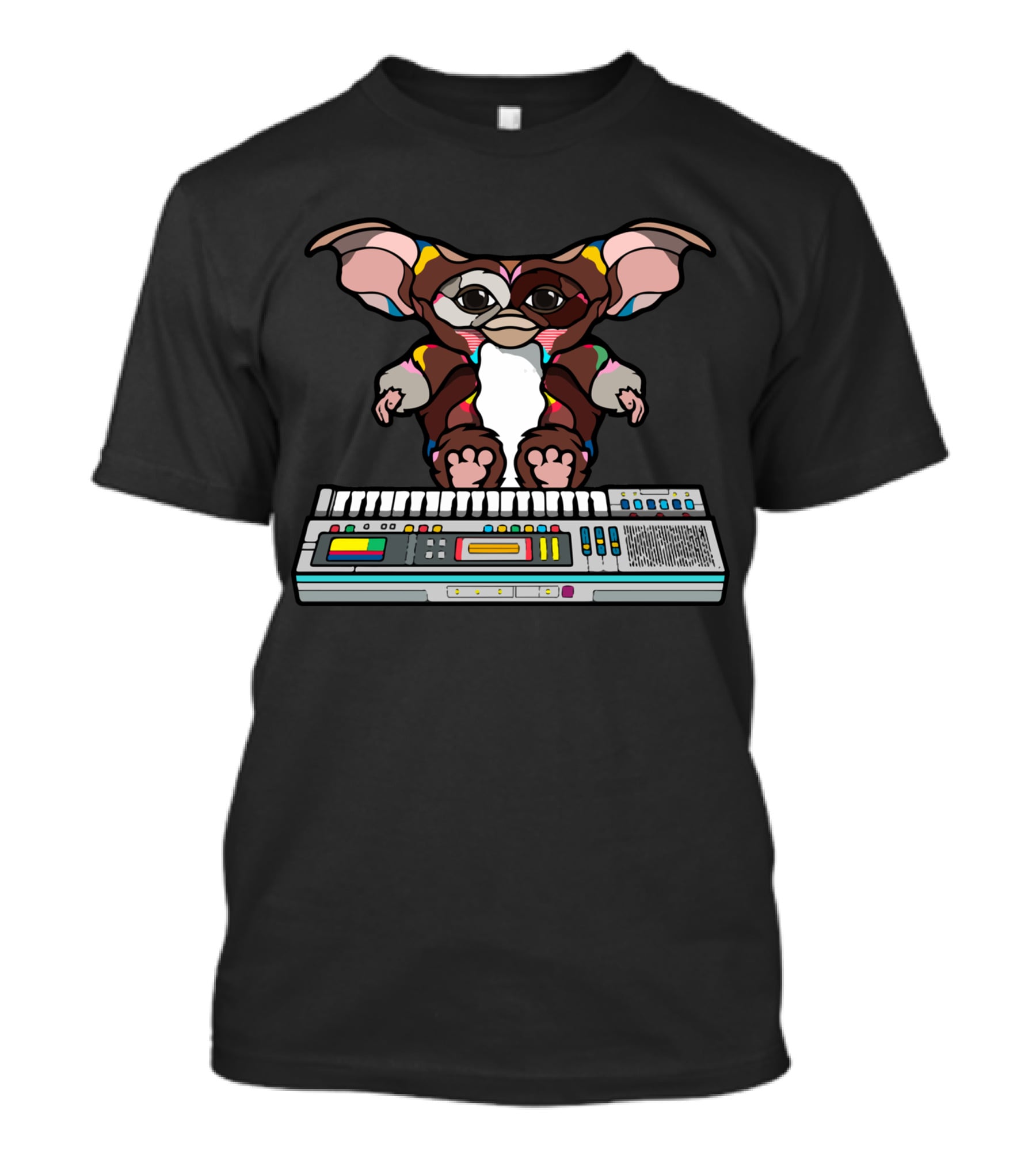 Gremlins Gizmo Synthesizer Keyboard T-Shirt