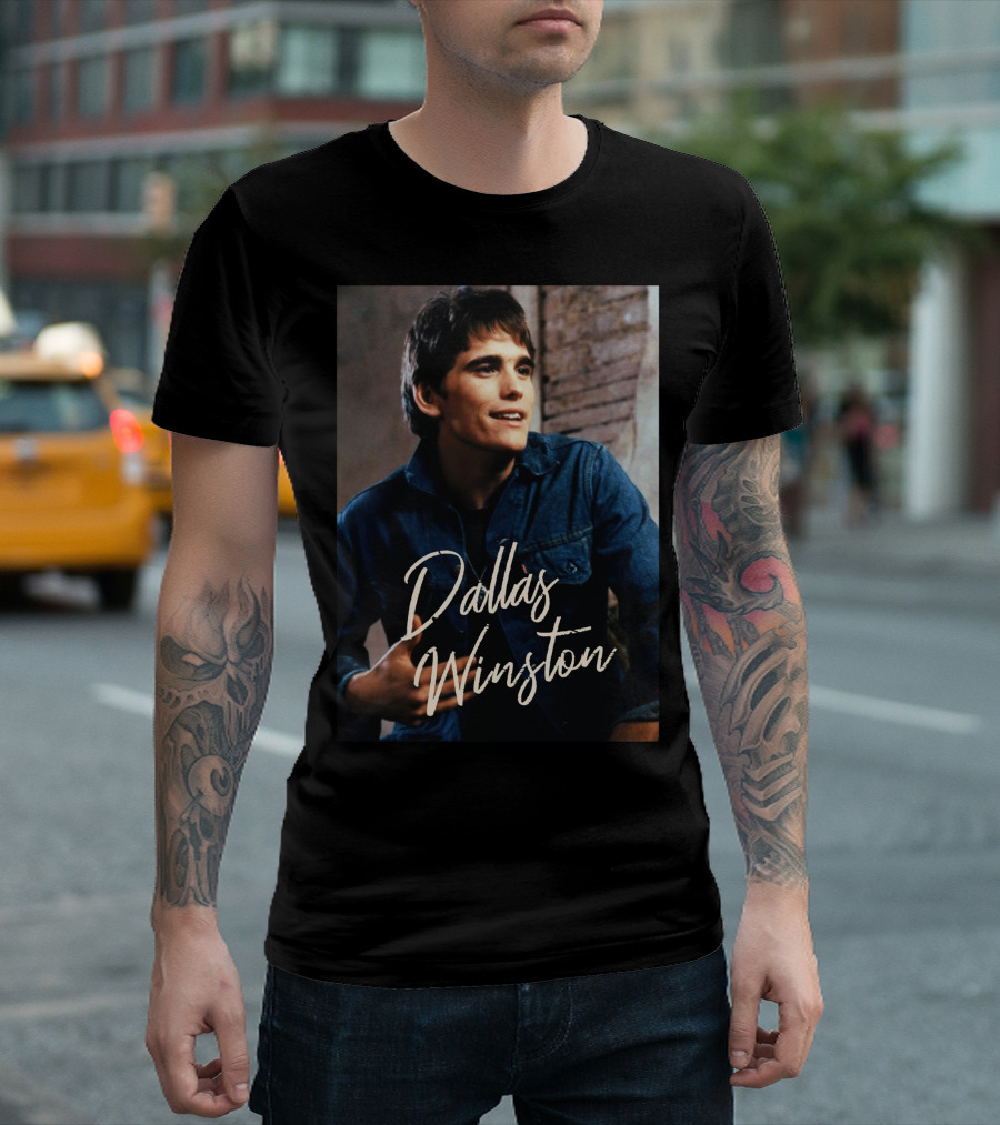 Dallas Winston The Outsiders 80s Movie Retro Denim T-Shirt