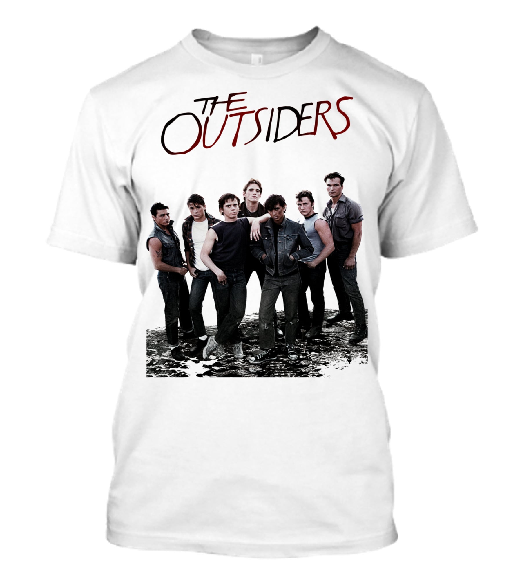 The Outsiders 1983 Movie Cast Photo Classic T-Shirt