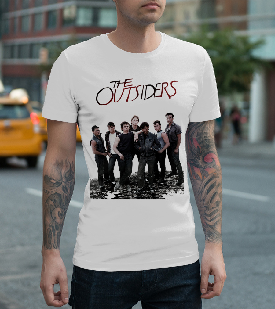 The Outsiders 1983 Movie Cast Photo Classic T-Shirt