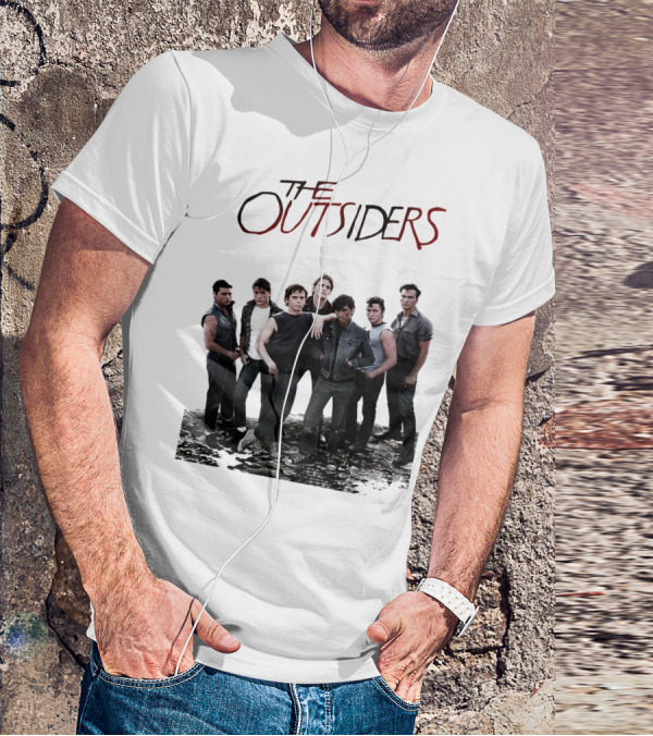 The Outsiders 1983 Movie Cast Photo Classic T-Shirt