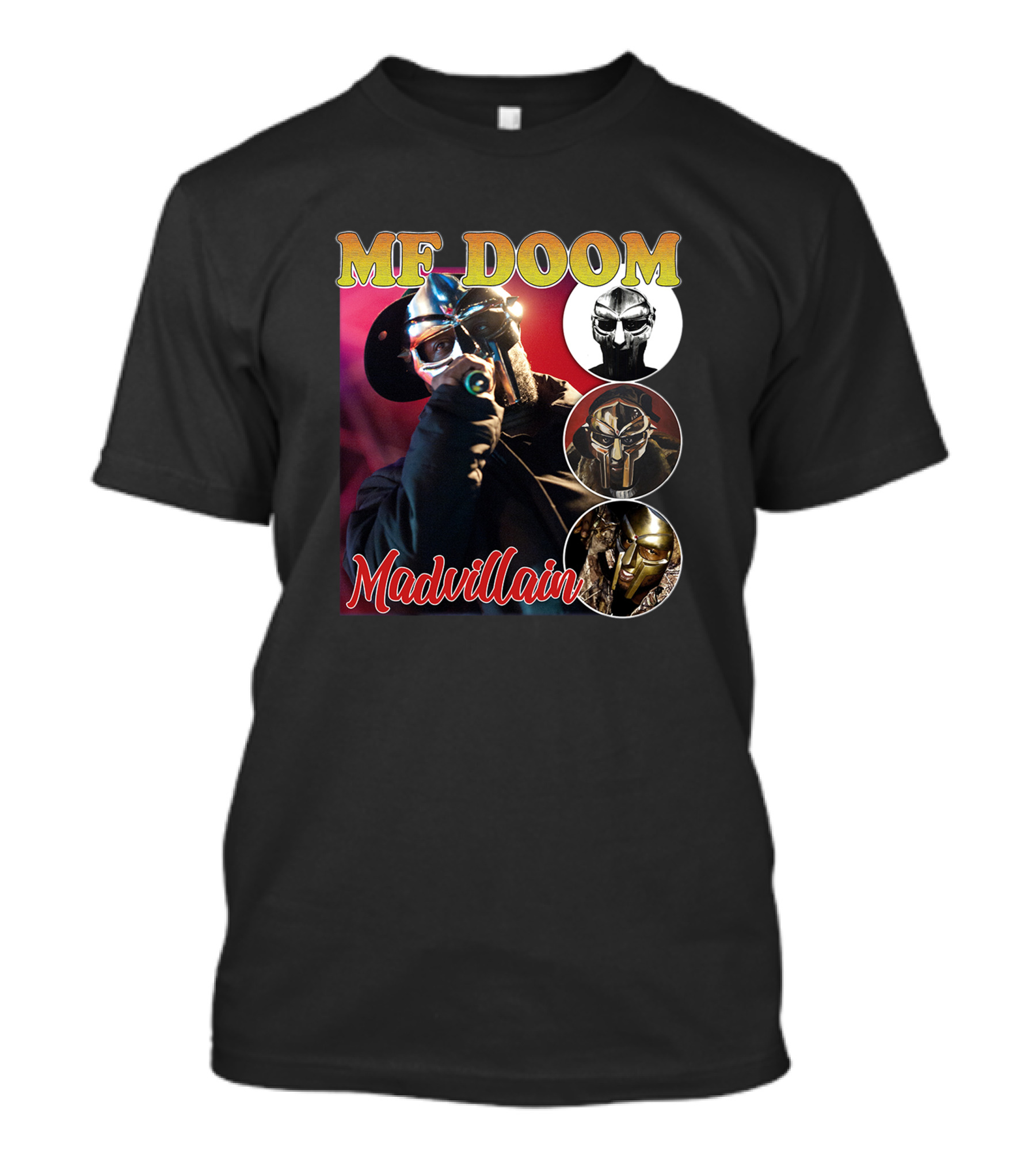 MF DOOM Madvillain Mask Images Fan T-Shirt