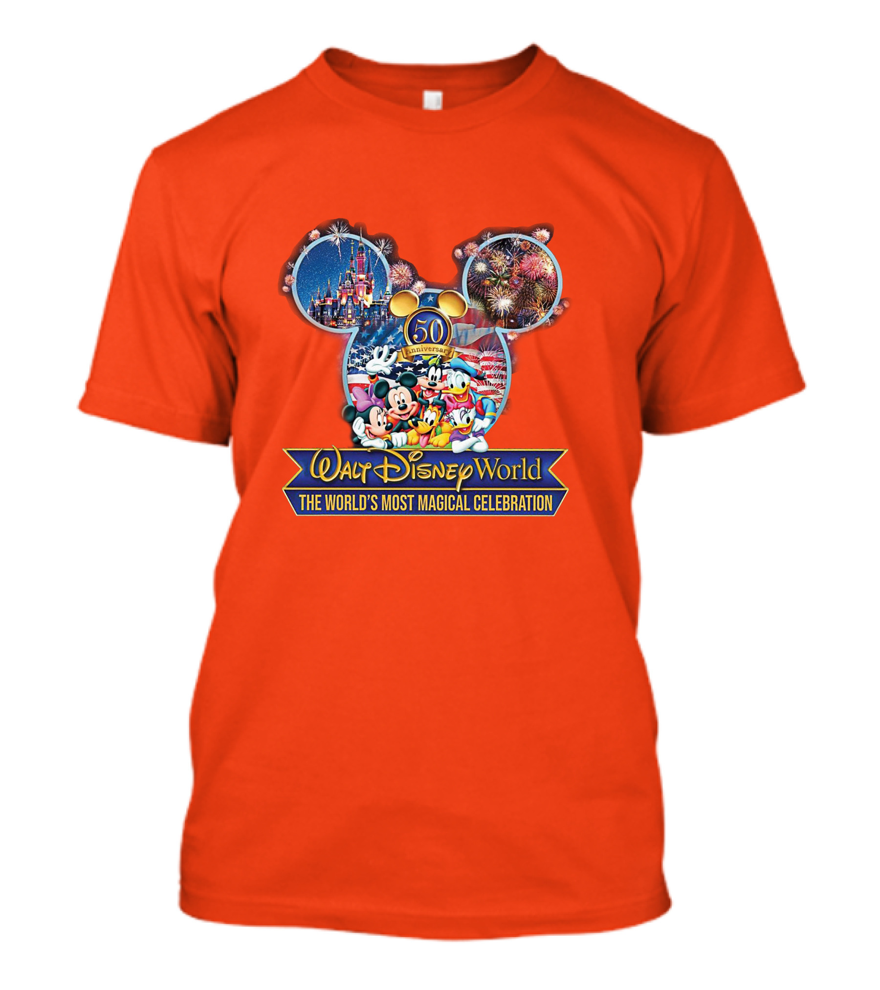Walt Disney World 50th Anniversary The World's Most Magical Celebration Mickey Lovers T-Shirt