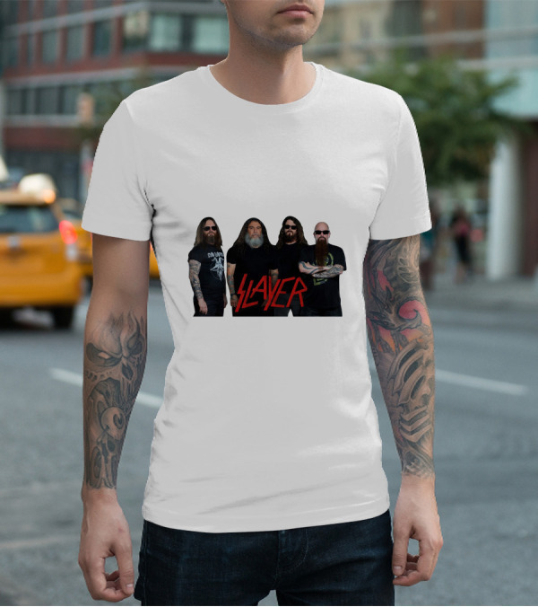 Slayer Classic Band Member Pose T-Shirt