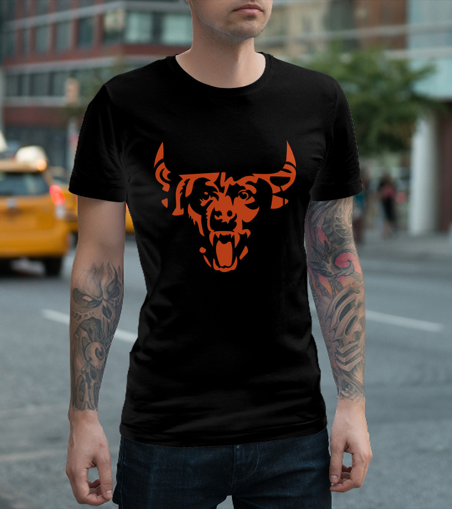 Bear Bull Inspired by Chicago Bulls T-Shirt