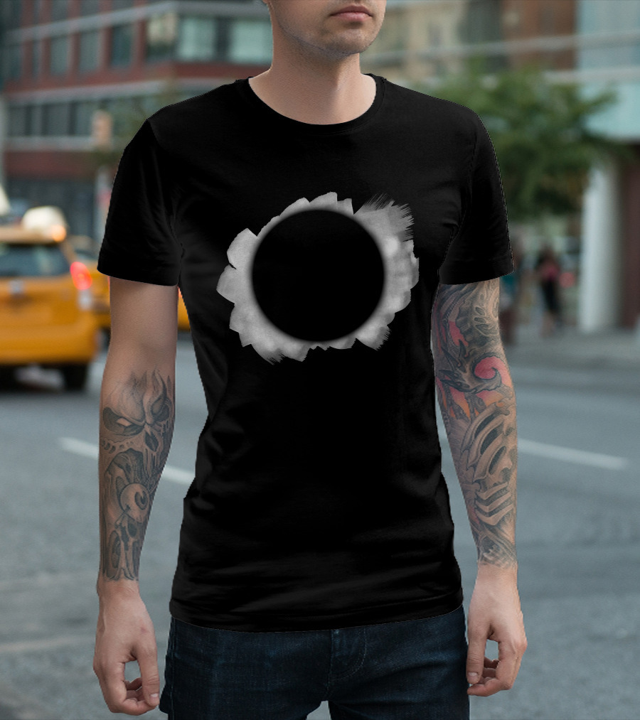 Danisnotonfire Solar Eclipse Black and White Circle T-Shirt
