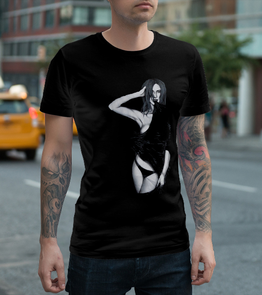 Hottie Black And White T-Shirt