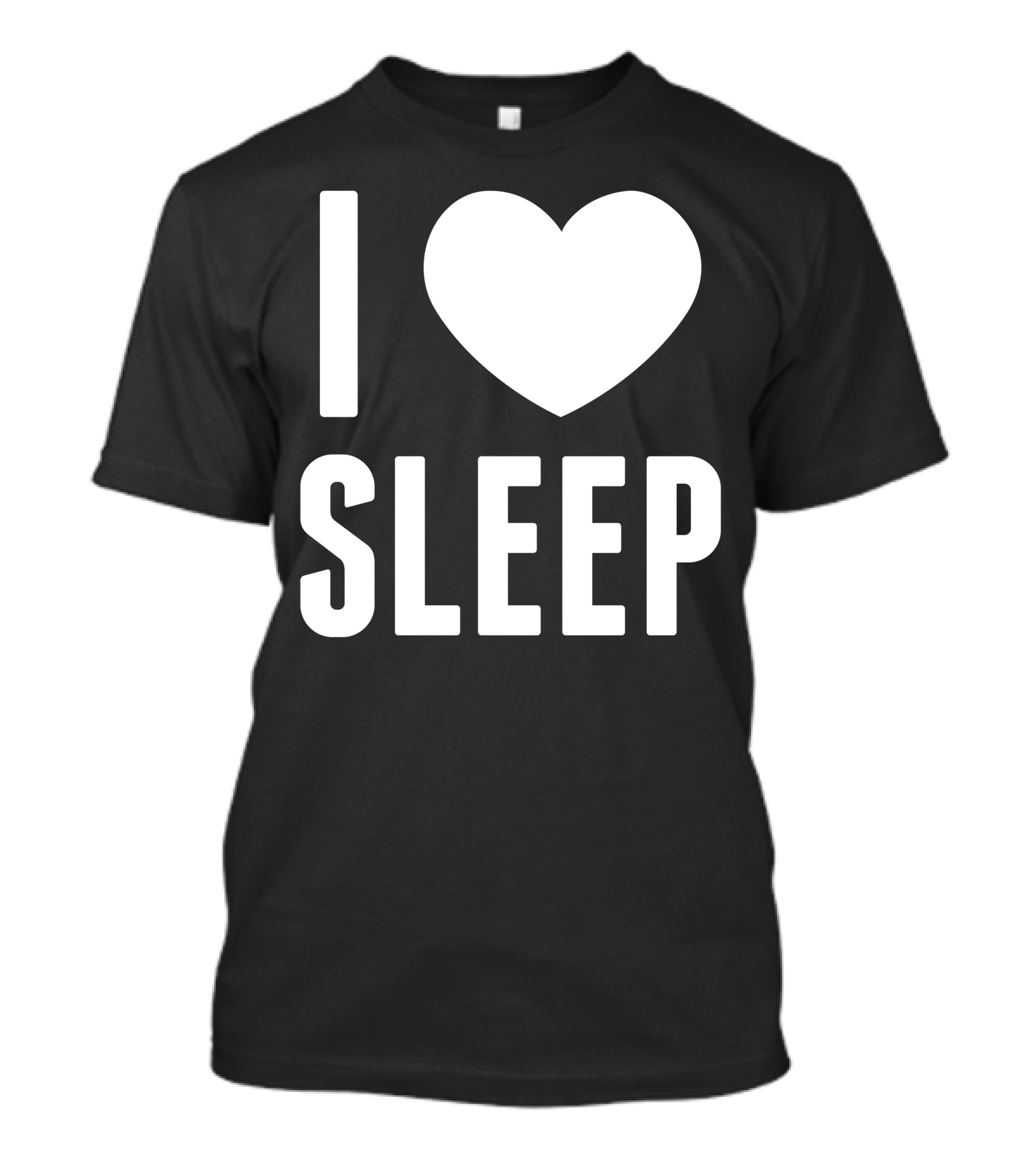 I Love Sleep Heart T-Shirt