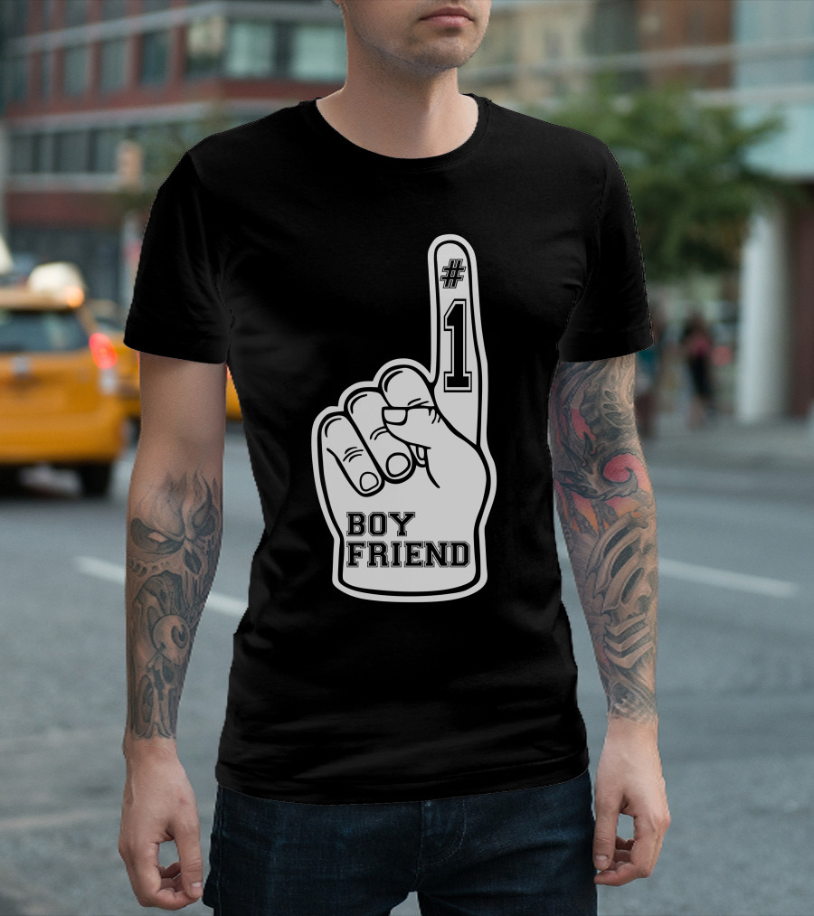 1 Boyfriend Number One Boyfriend T-Shirt