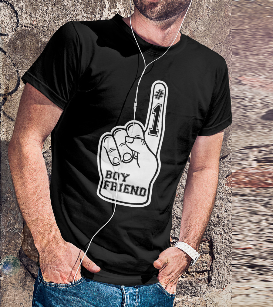 1 Boyfriend Number One Boyfriend T-Shirt