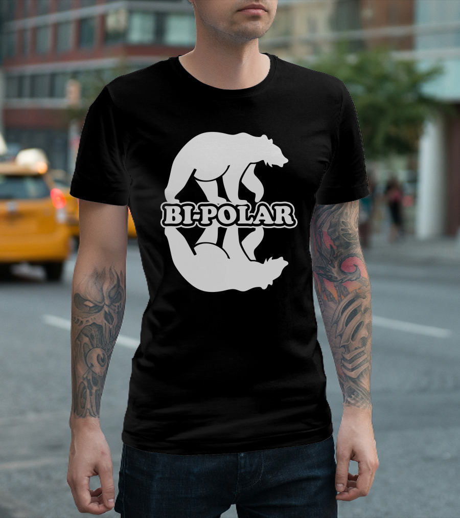 Bi-Polar White Bear Reflection T-Shirt