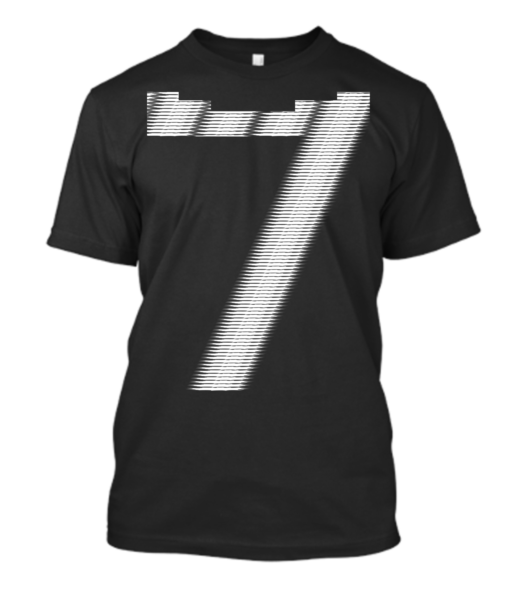 Bldg 7 Striped Numeric T-Shirt