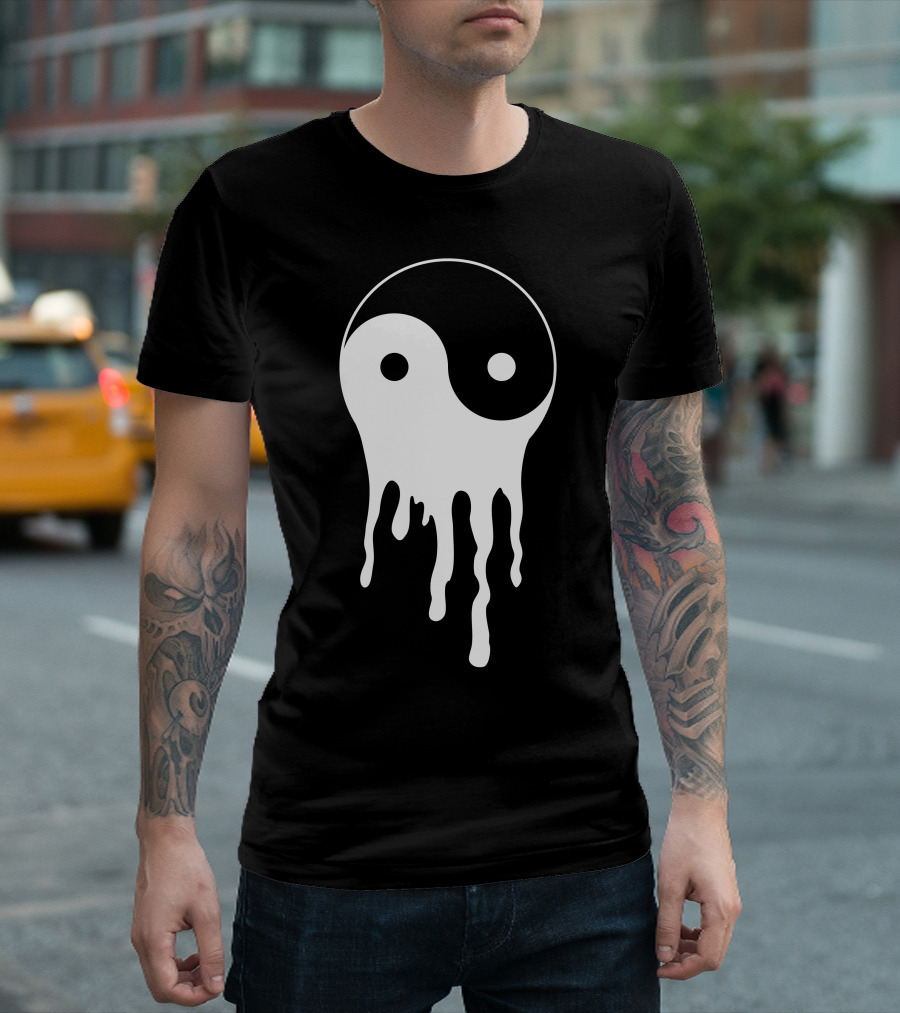 Dripping Bleeding Yin Yang T-Shirt
