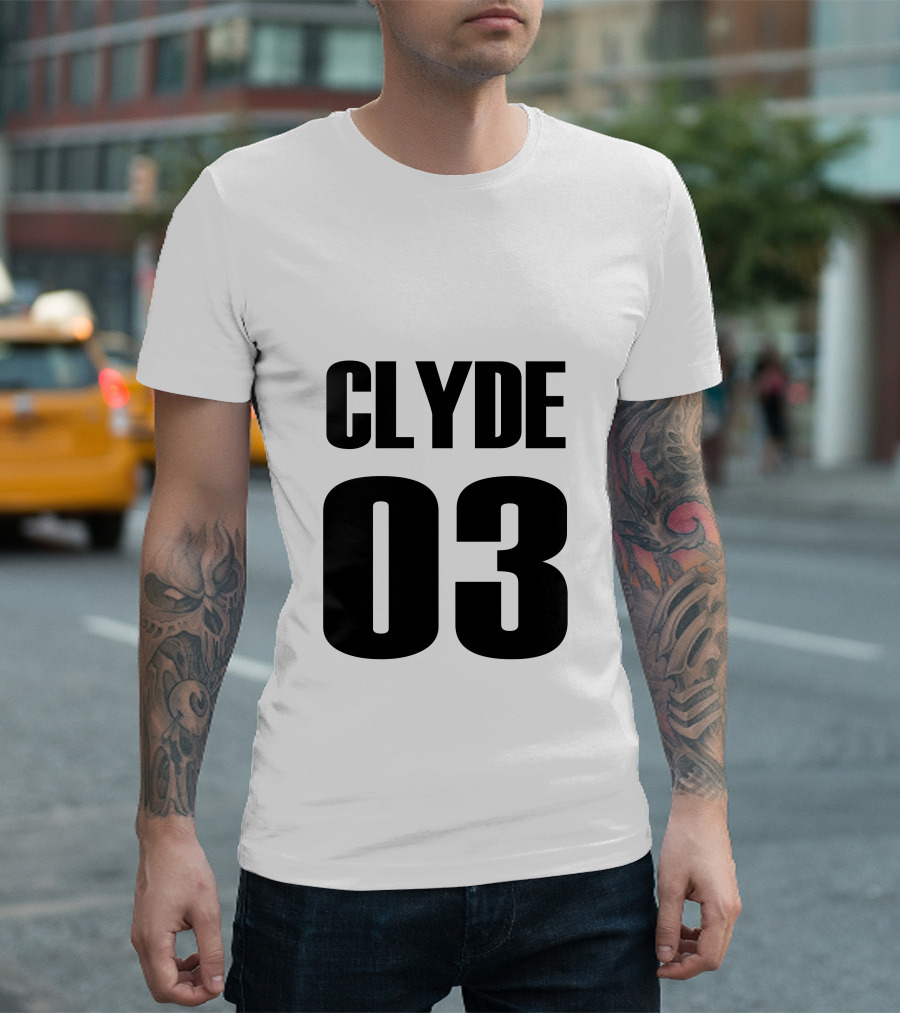 Clyde 03 Bold Number T-Shirt