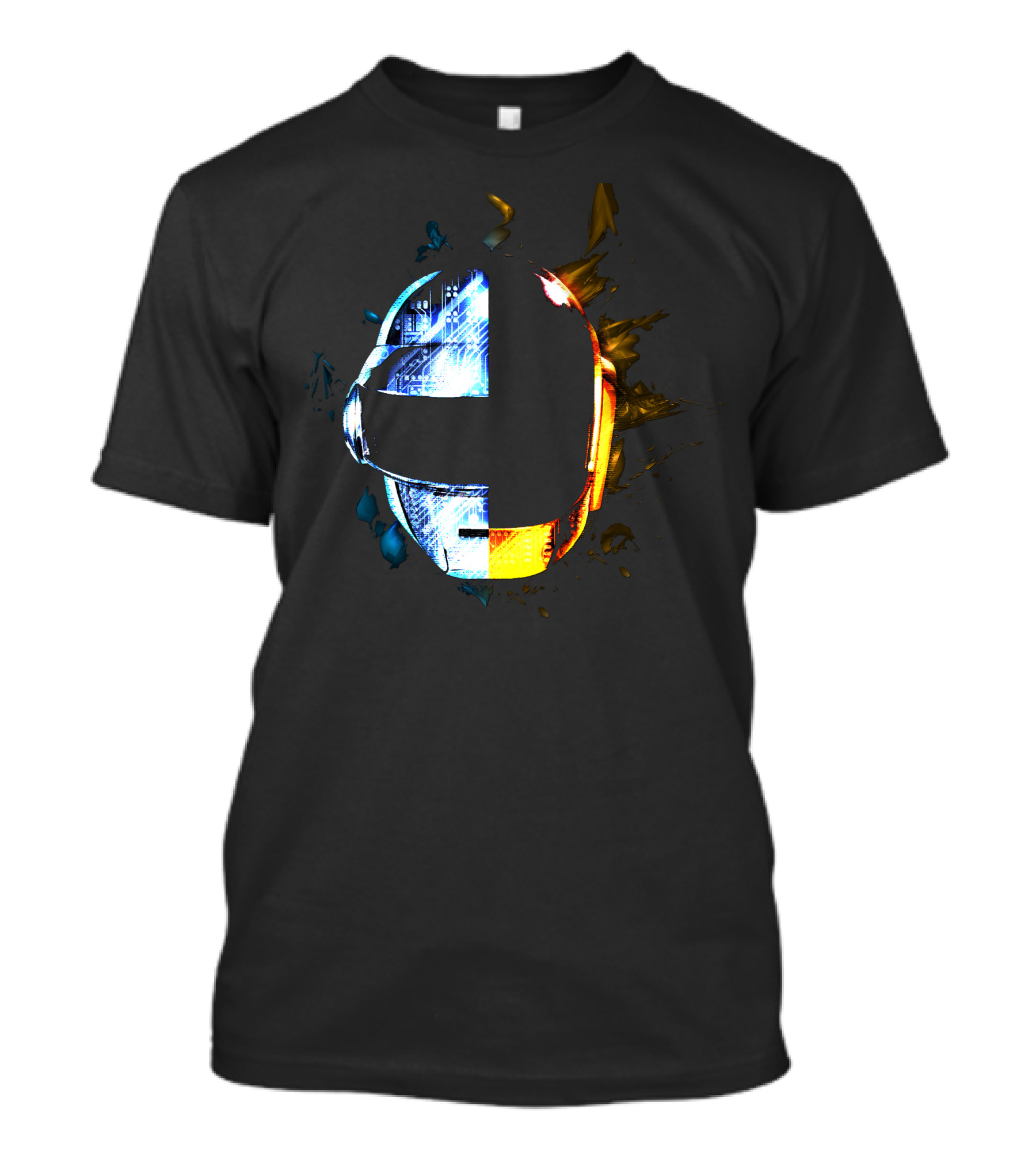 Daft Punk Digital Helmet T-Shirt