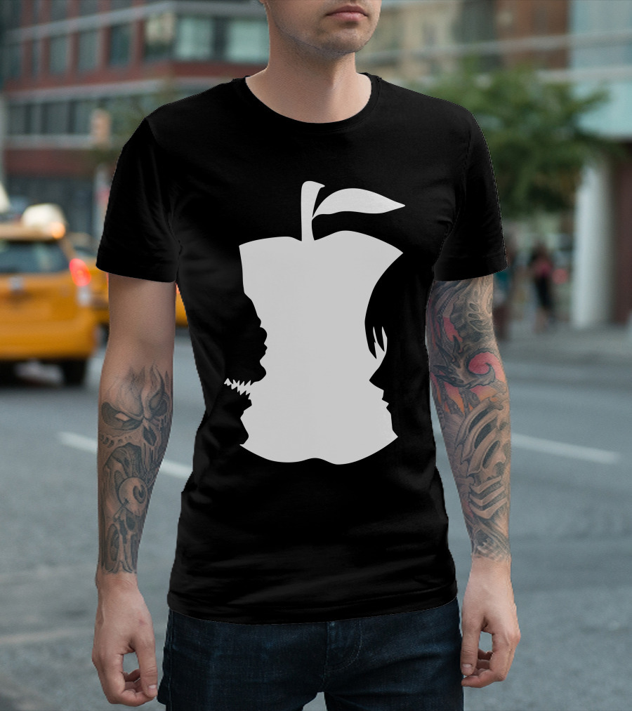 Death Apple Silhouette Face Off T-Shirt