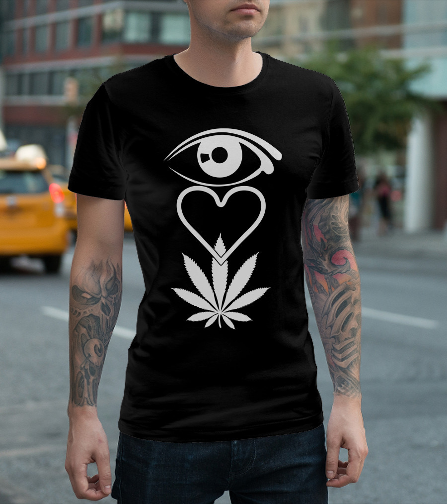 Eye Heart Cannabis 420 T-Shirt