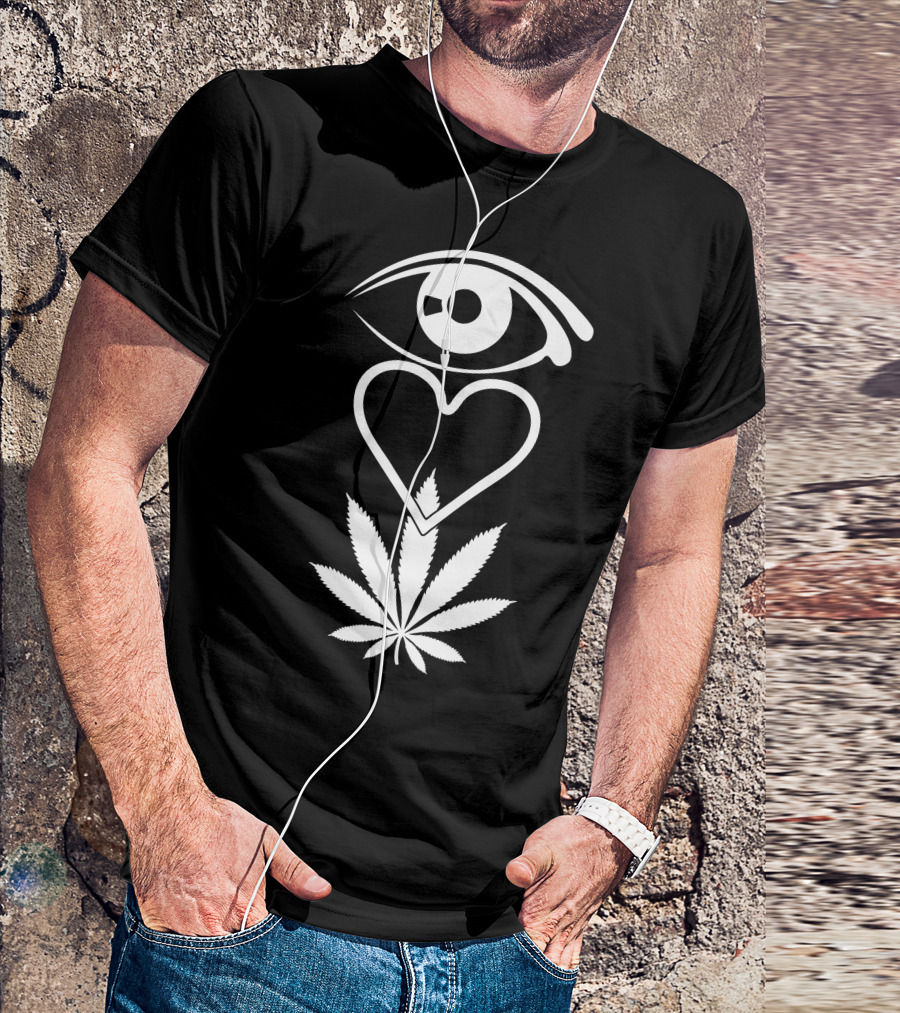 Eye Heart Cannabis 420 T-Shirt