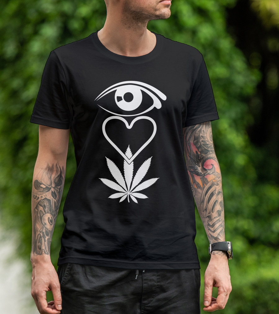 Eye Heart Cannabis 420 T-Shirt