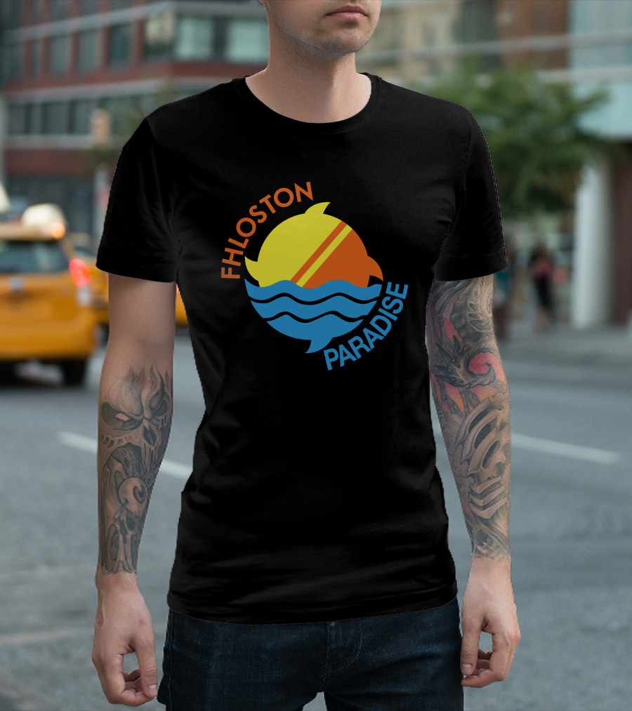 Fhloston Paradise Fifth Element Inspired Circle Waves and Sunburst T-Shirt