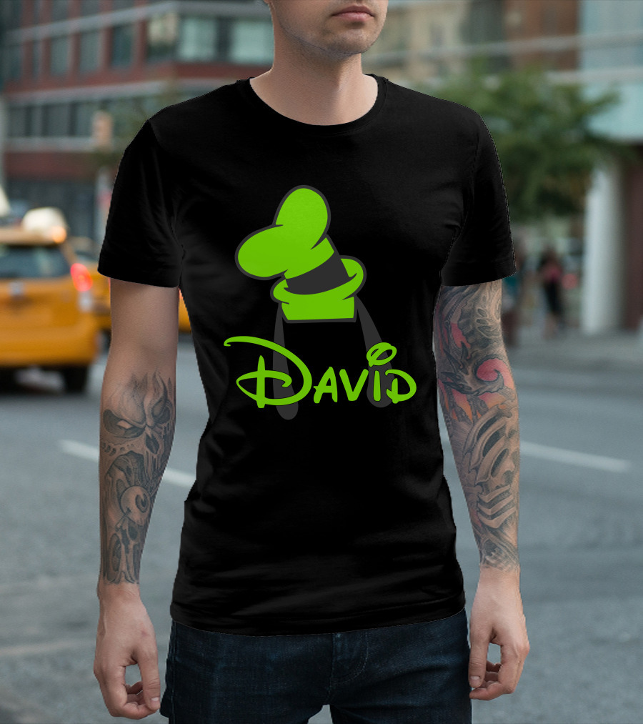 David Goofy Hat T-Shirt