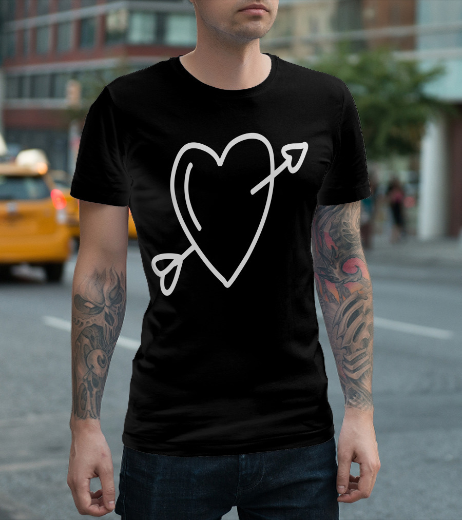 Heart with Arrow Valentine's Day T-Shirt
