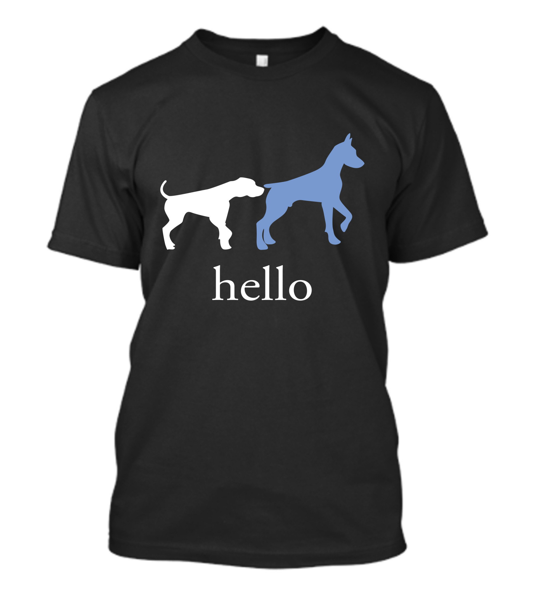 Hello Dogs Playful Interaction T-Shirt