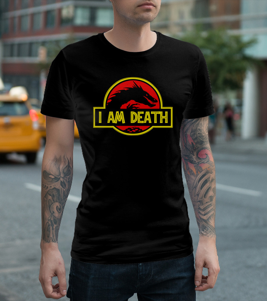 I Am Death Dinosaur Jurassic Park T-Shirt