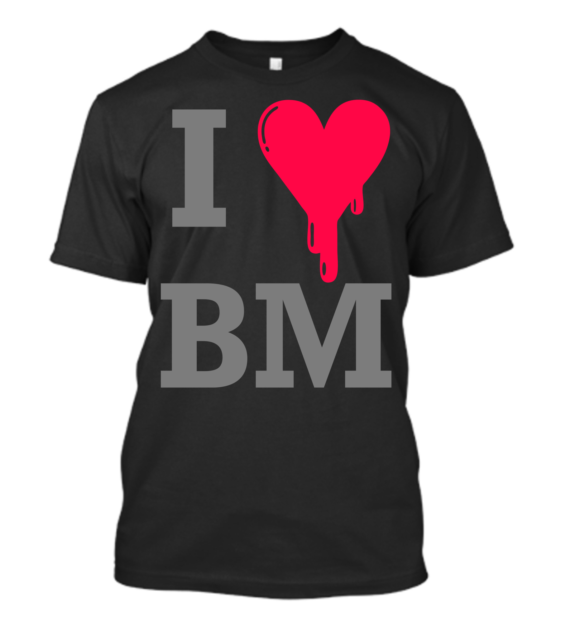 I Heart BM Dripping Red T-Shirt