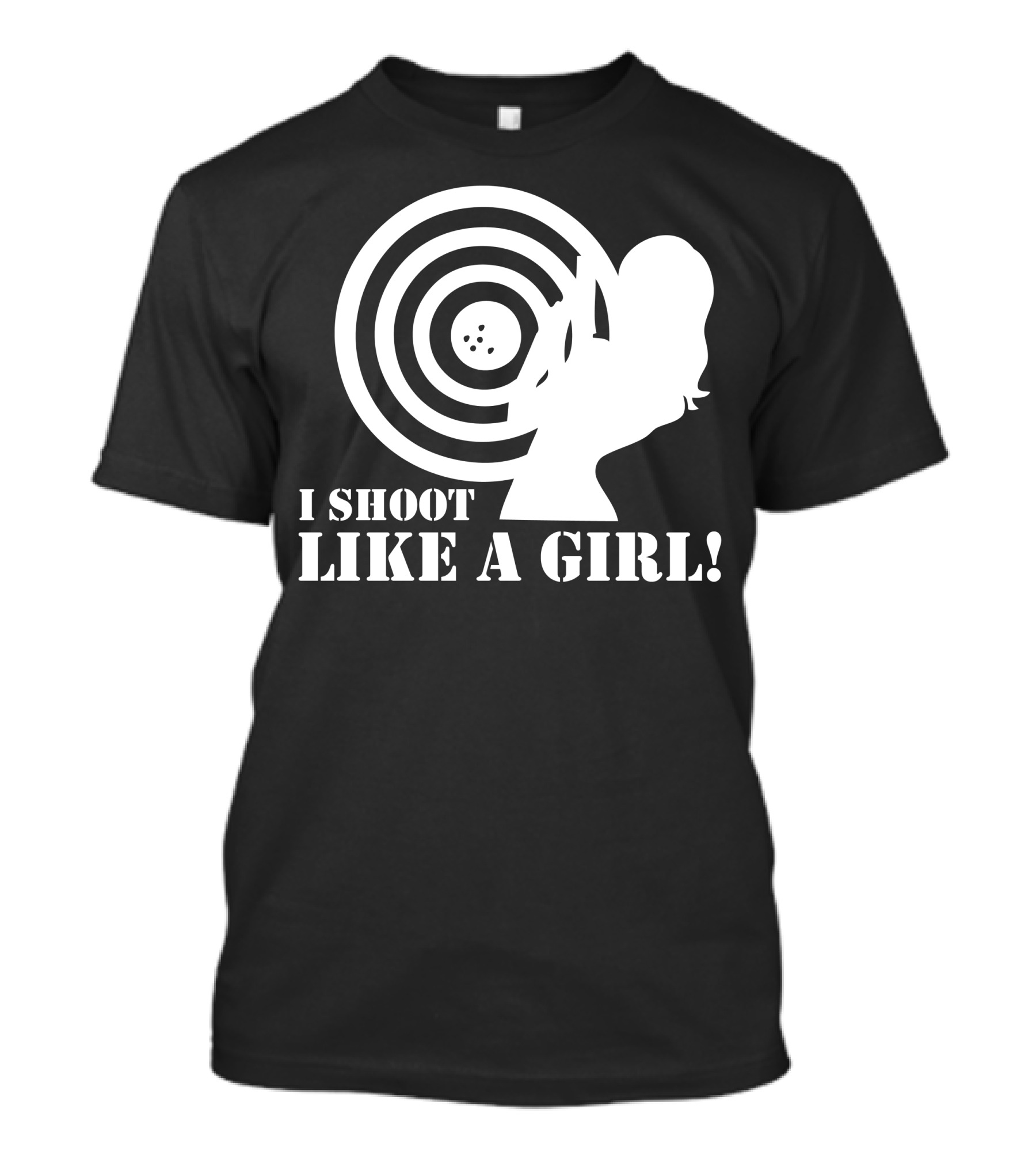 I Shoot Like A Girl Target T-Shirt