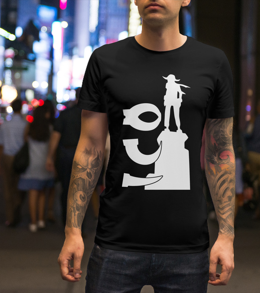 Ico Shadow Of The Colossus Tribute Standing Figure T-Shirt