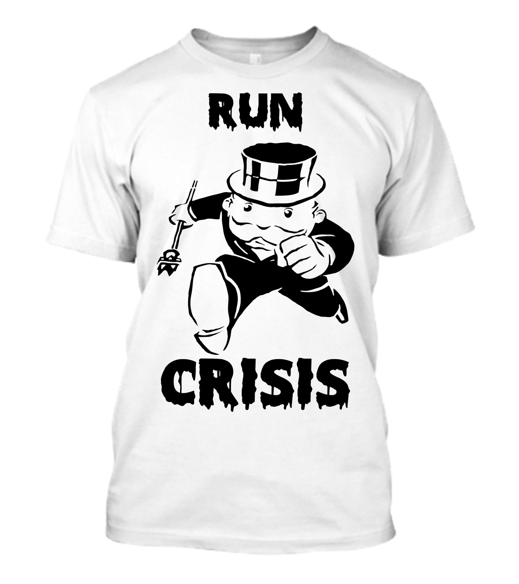 Run Crisis Monopoly Punk T-Shirt