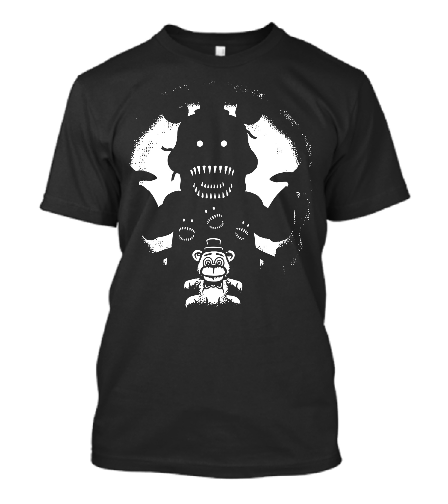 Nightmare Freddy Five Nights At Freddy's Creepy Shadow Bear T-Shirt