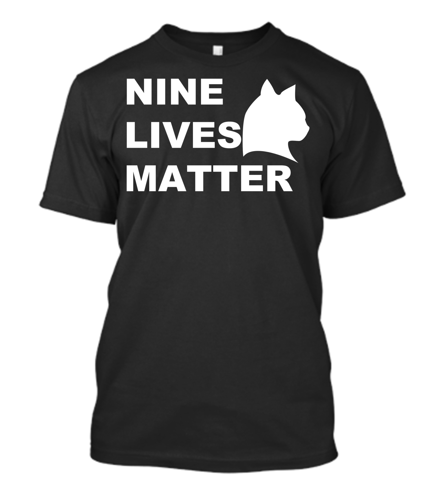 Nine Lives Matter Cat T-Shirt