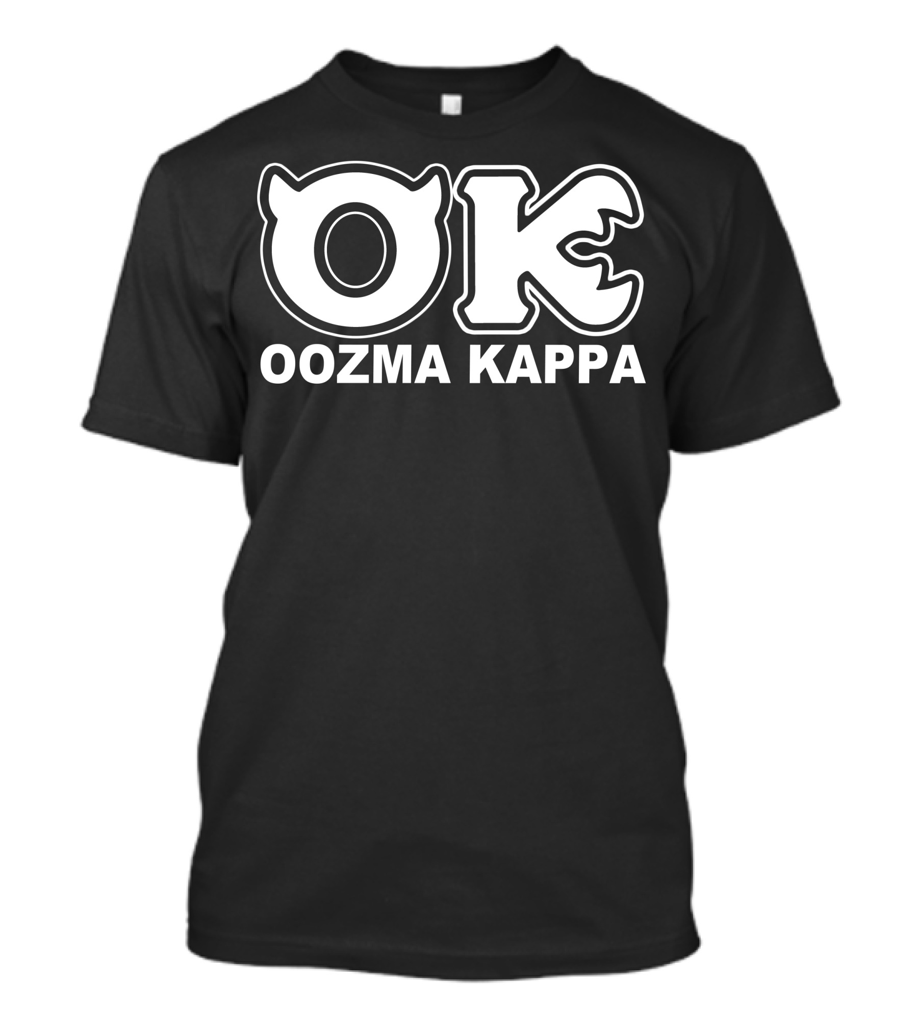 Oozma Kappa OK Fraternity Logo Monsters University Pixar T-Shirt