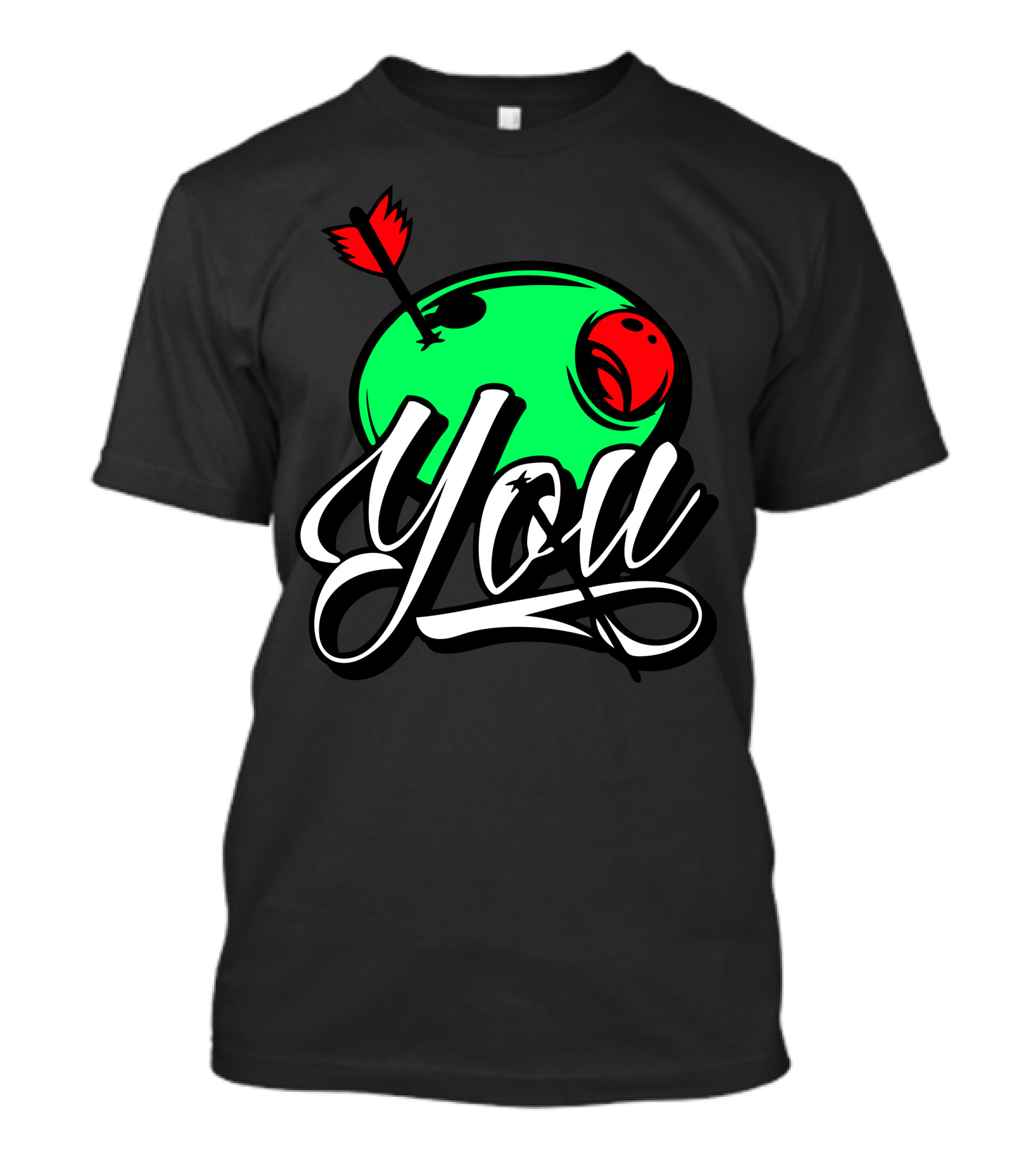 You Olive Arrow Through You T-Shirt