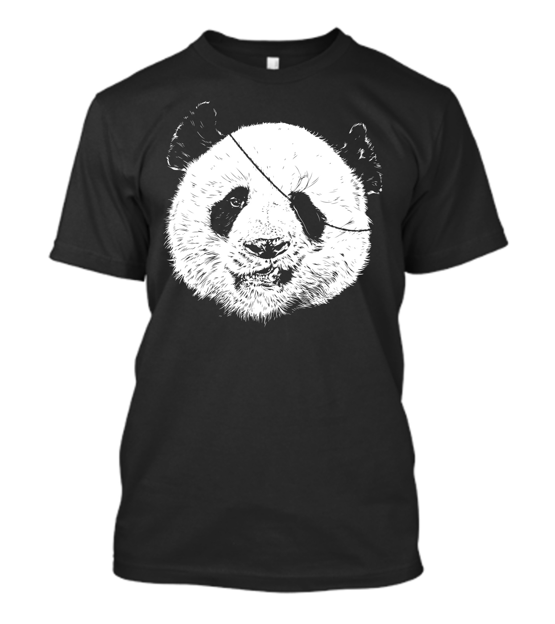 Pirate King Panda With Eye Patch T-Shirt