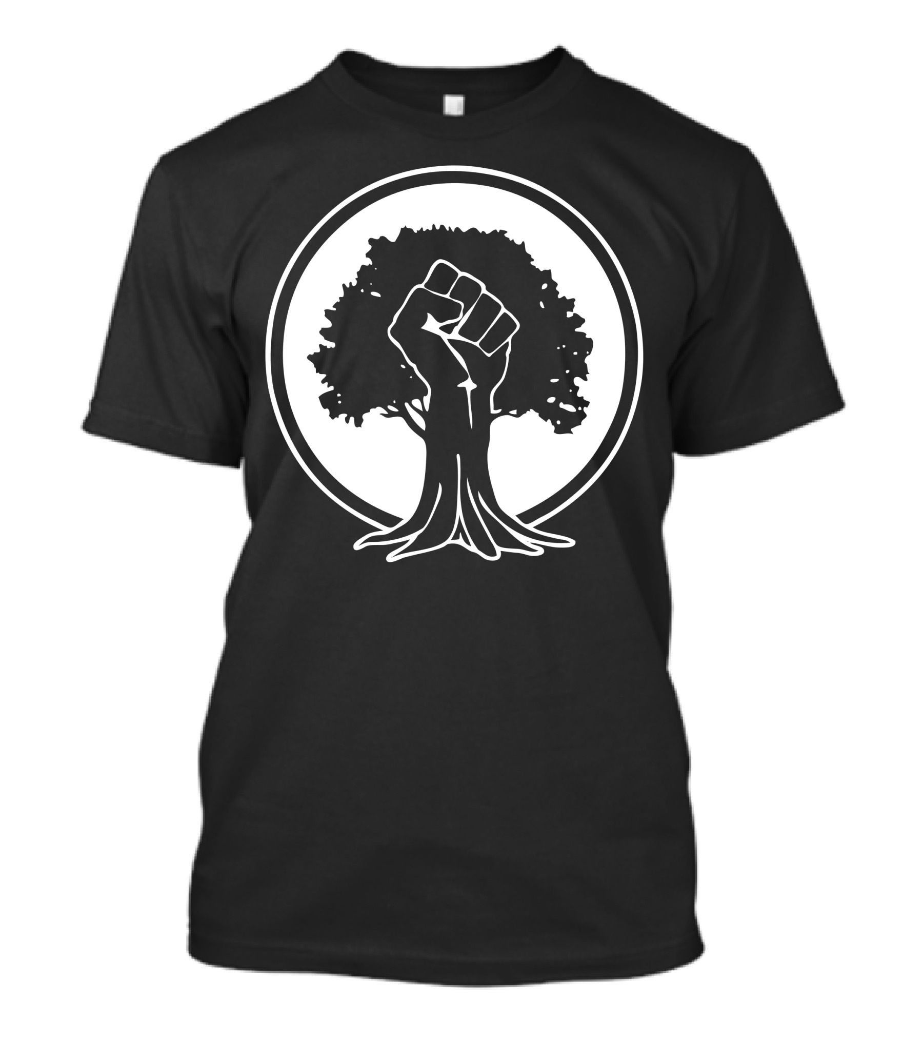 Power To The People Fist Tree T-Shirt