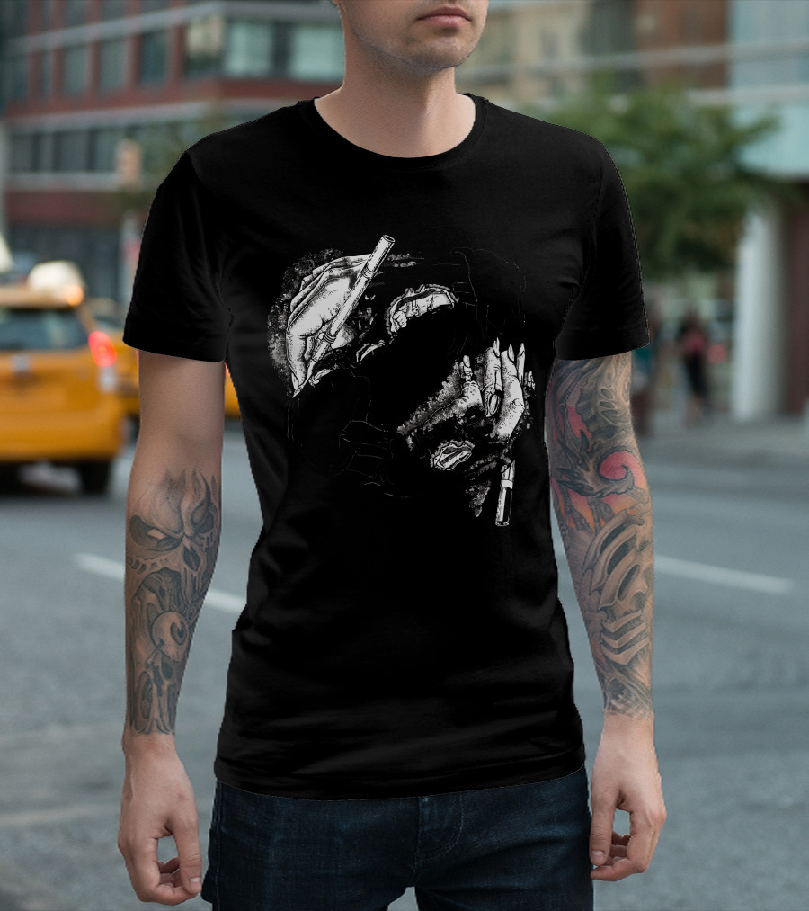 Self Made Zombie Artistic Hands Drawing Yourself T-Shirt