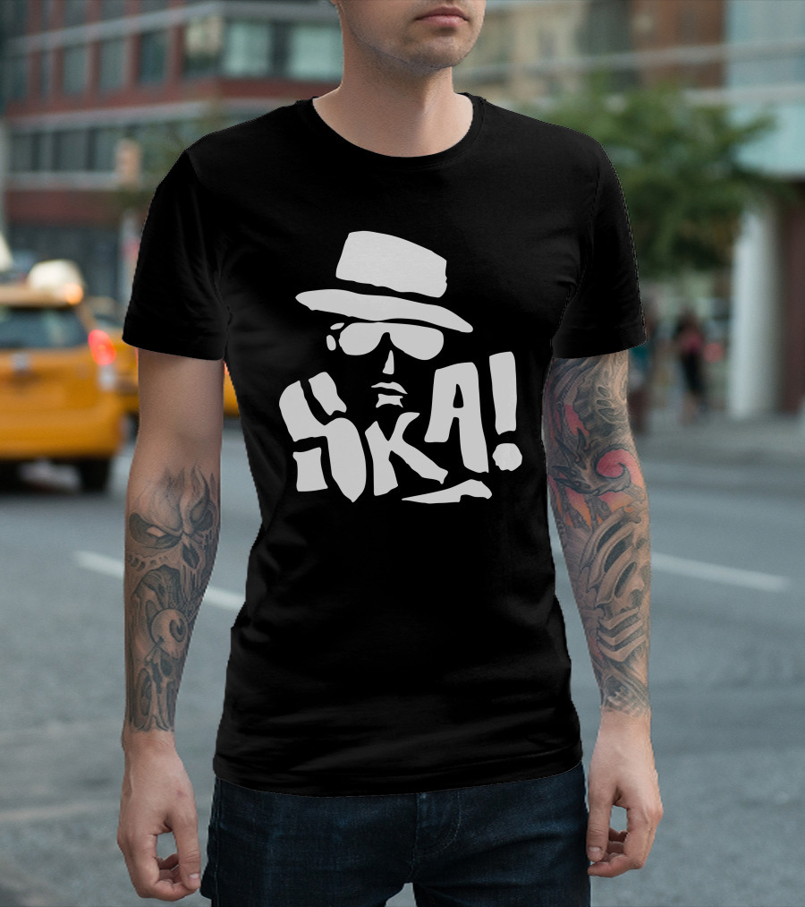 Ska Steampunk Hat Sunglasses Beard T-Shirt