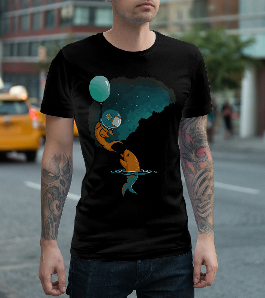 Something I Must Do: Astronaut Fish Balloon Adventure T-Shirt